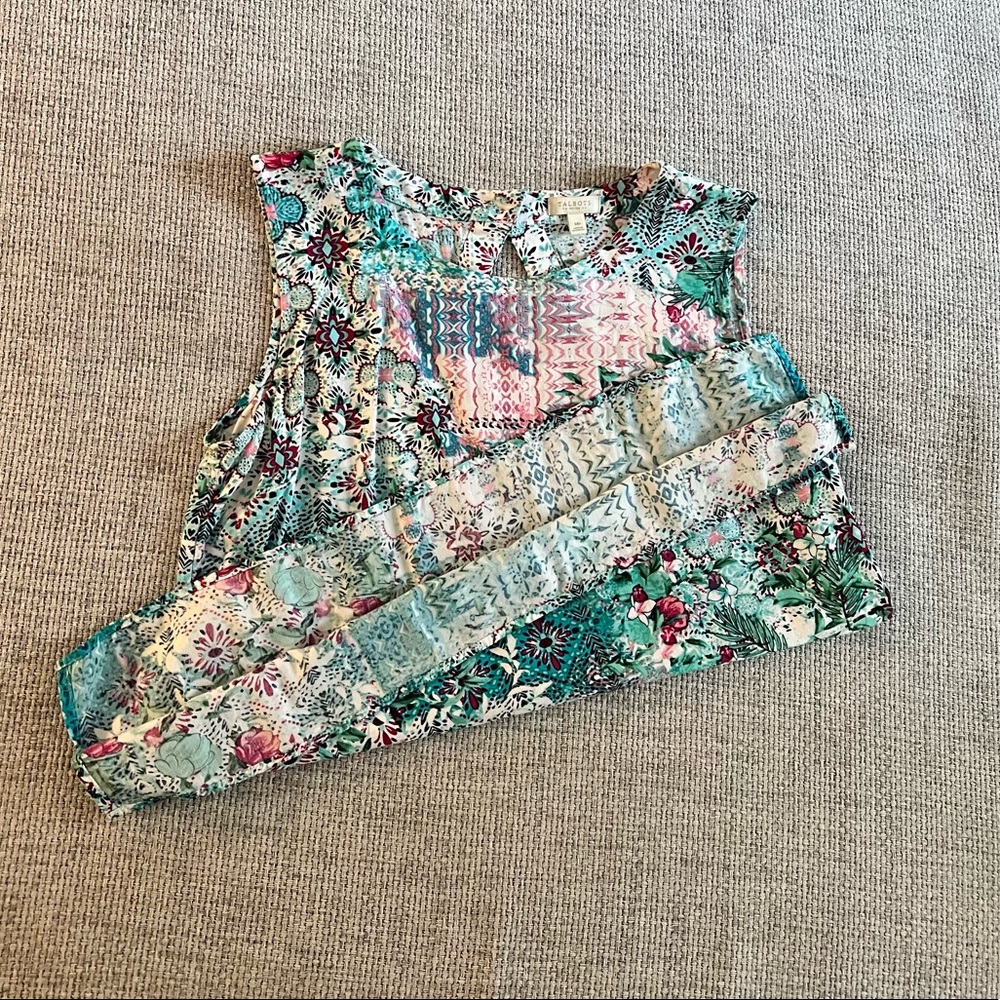 Talbots Petite Summer Blouse 🌸